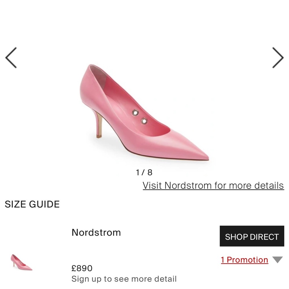 Burberry pump heel 70 , size 39. Beautiful pink. MSRP $750